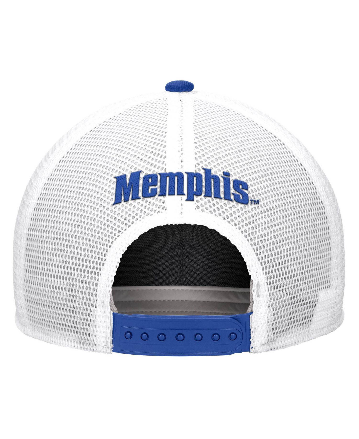 Men's Royal Memphis Tigers 2026 On-Field Rope Adjustable Trucker Hat