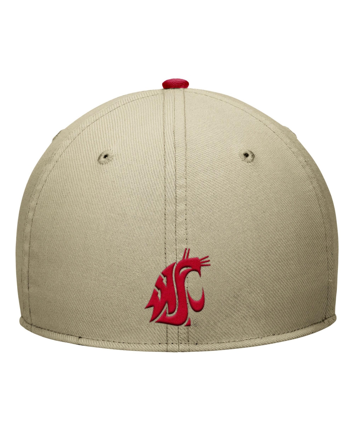 Nike Men's Beige/Crimson Washington State Cougars Dri-fit SwooshFlex Hat