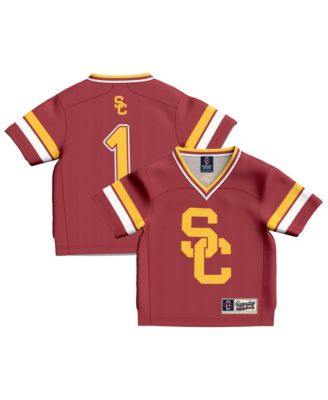 Toddler 1 Cardinal USC Trojans Lightweight Collegiate Football Fashion Jersey