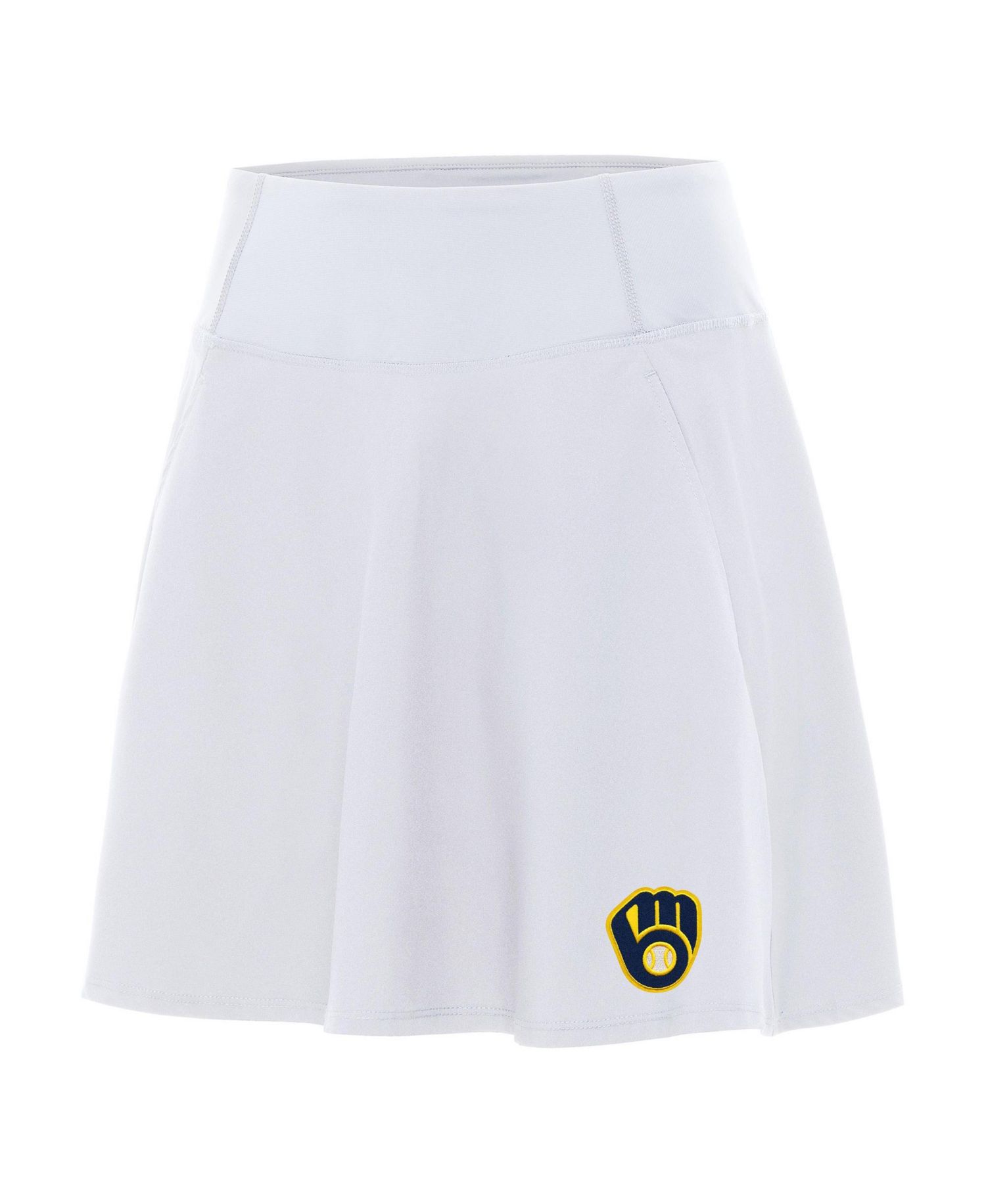 Women's White Milwaukee Brewers Chip Skort