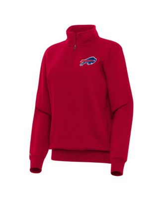 Women's Buffalo Bills Victory Mock-Neck Quarter-Zip Top