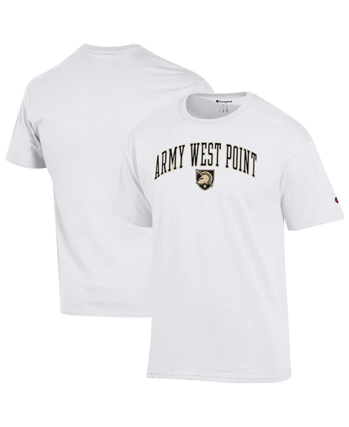 Champion Men's Gold Army Black Knights Arch Over Logo T-Shirt - White