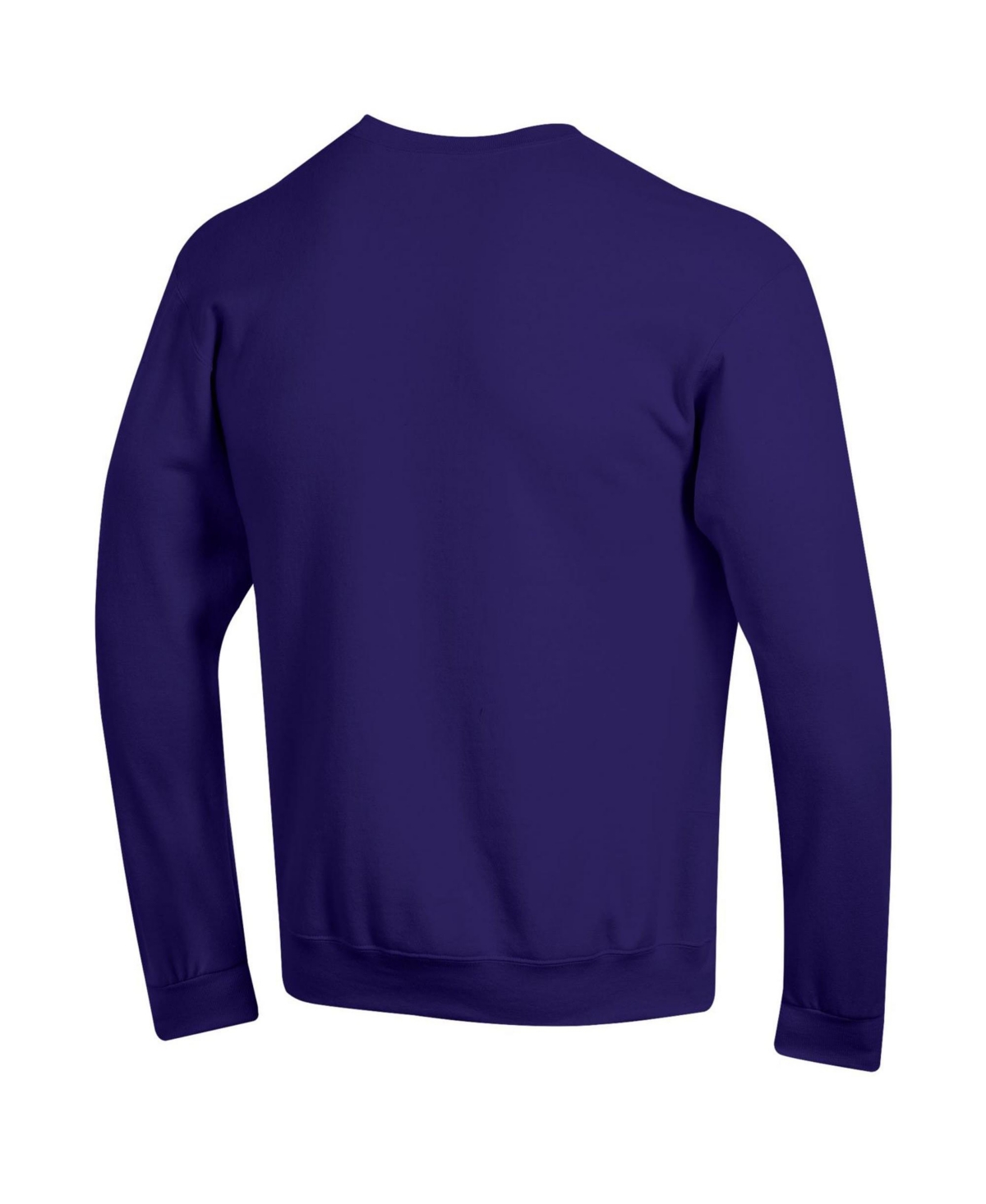 Champion Men's Purple Washington Huskies Basic Arch Fleece Pullover Sweatshirt In Purple