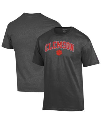 Men's&nbsp;Champion Charcoal Clemson Tigers Arch Over Logo T-Shirt