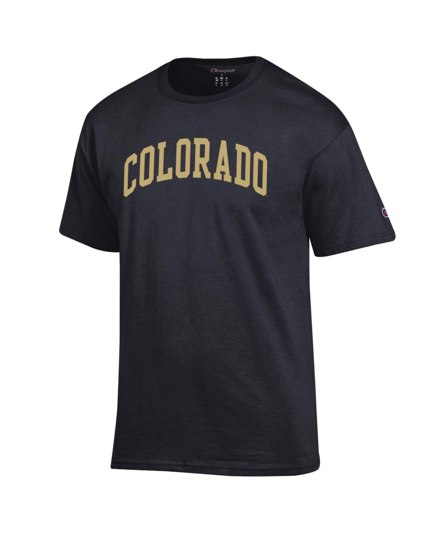 Men's Black Colorado Buffaloes Basic Arch T-Shirt