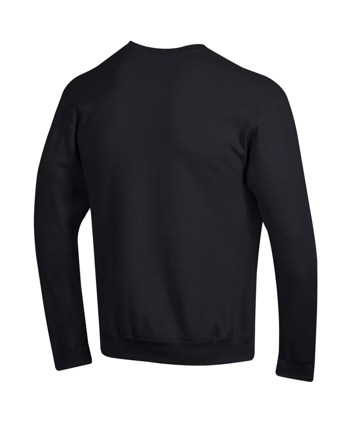 Champion Men's Black Texas Tech Red Raiders Basic Arch Fleece Pullover Sweatshirt In Black