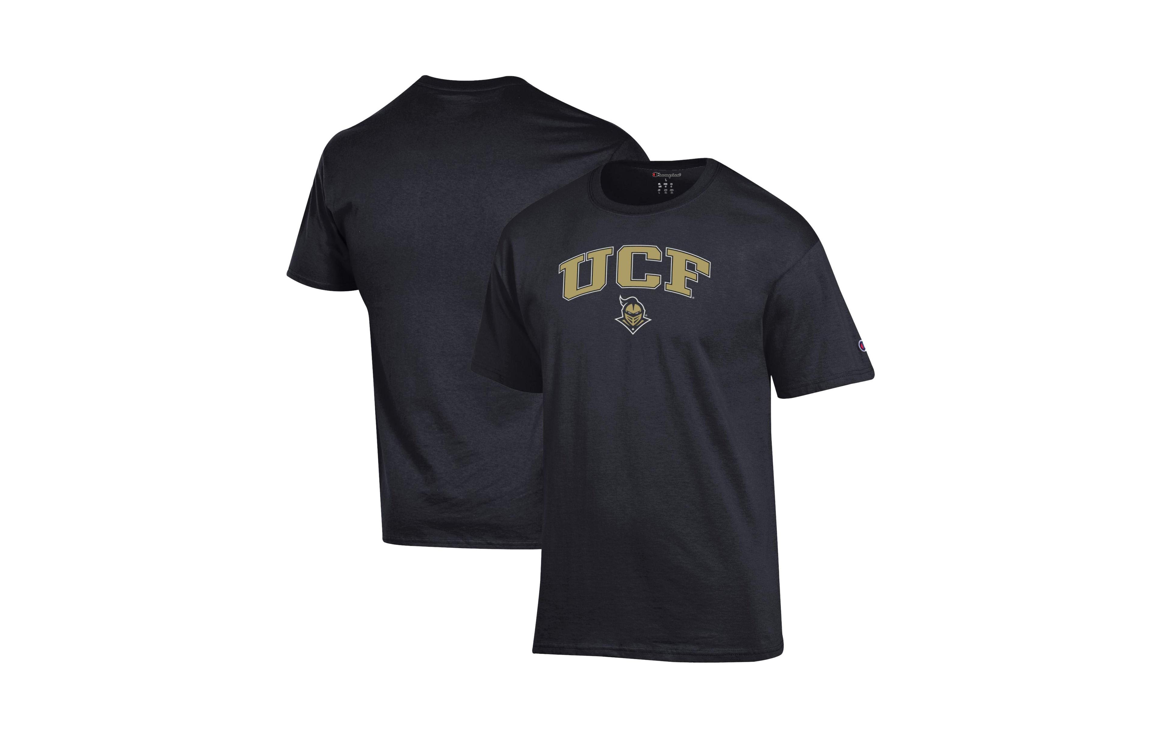 Champion Men's Champion Gold Ucf Knights Arch Over Logo T-Shirt