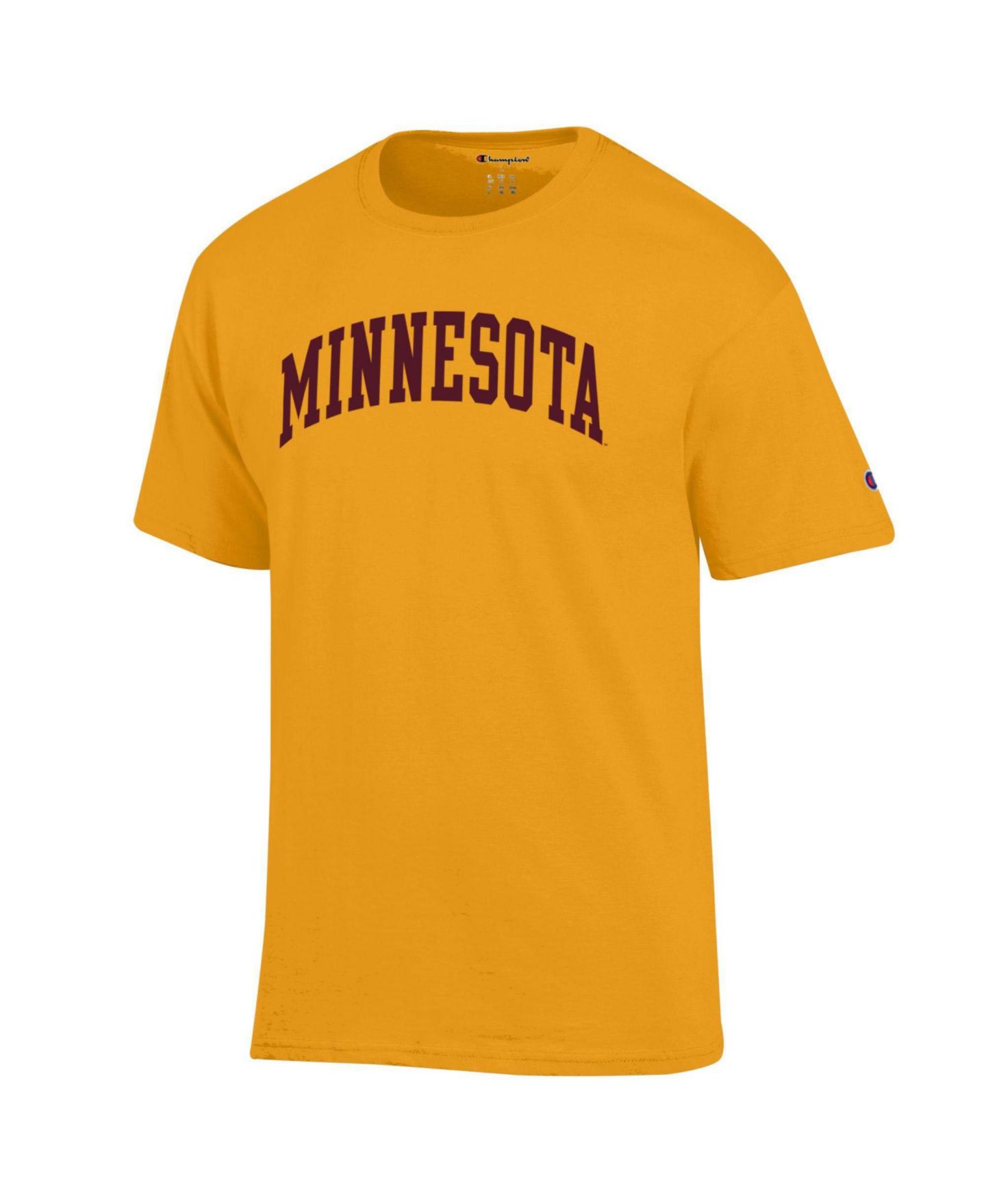 Мужская футболка Champion Gold Minnesota Golden Gophers Basic Arch — фото 2