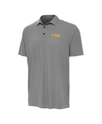 Men's Black LSU Tigers Twine Polo Shirt