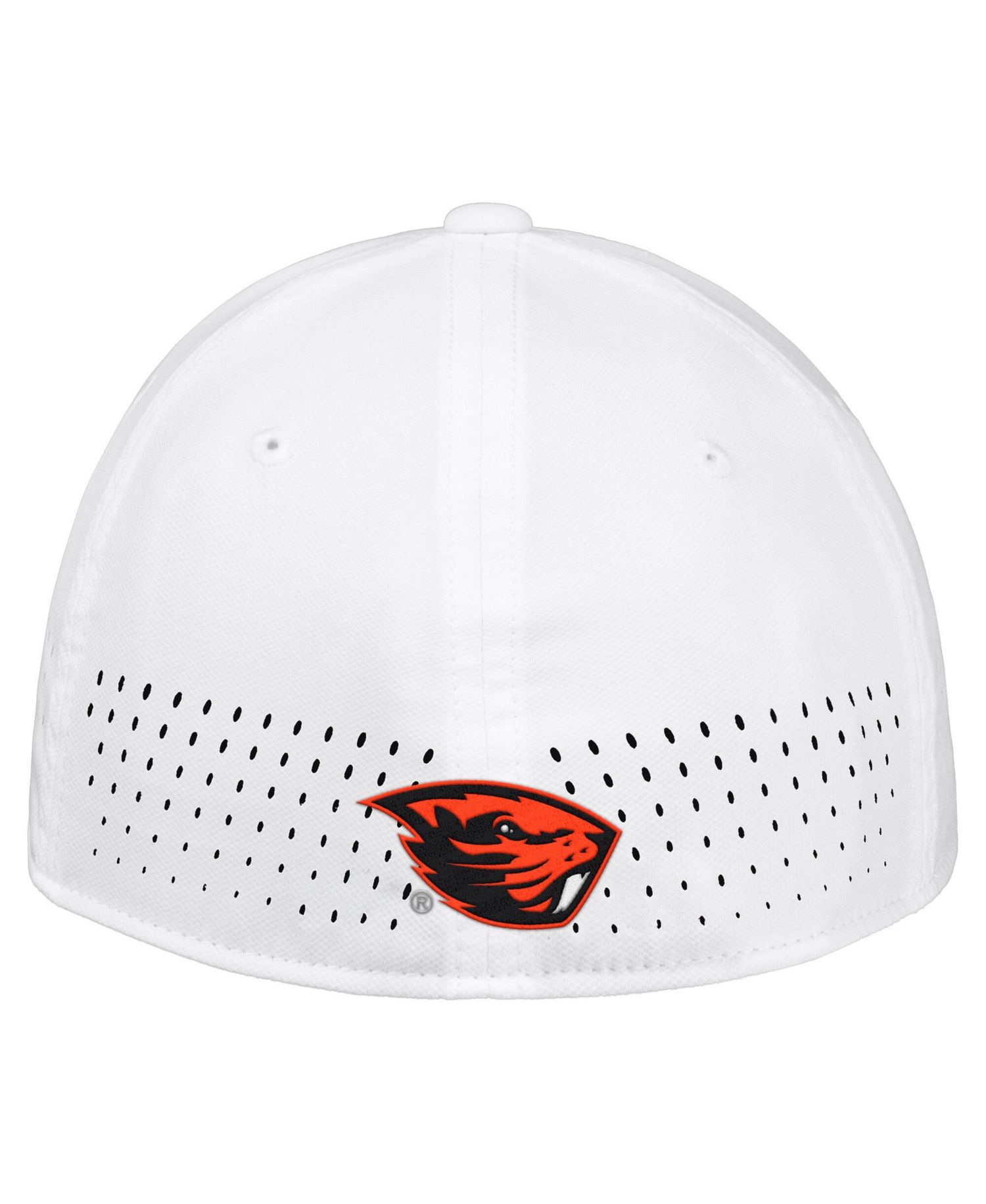 Men's White Oregon State Beavers 2026 On-Field AeroBill SwooshFlex Dri-FIT Hat