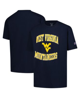 Big Boys and Girls Navy West Virginia Mountaineers Circling Team Jersey T-Shirt