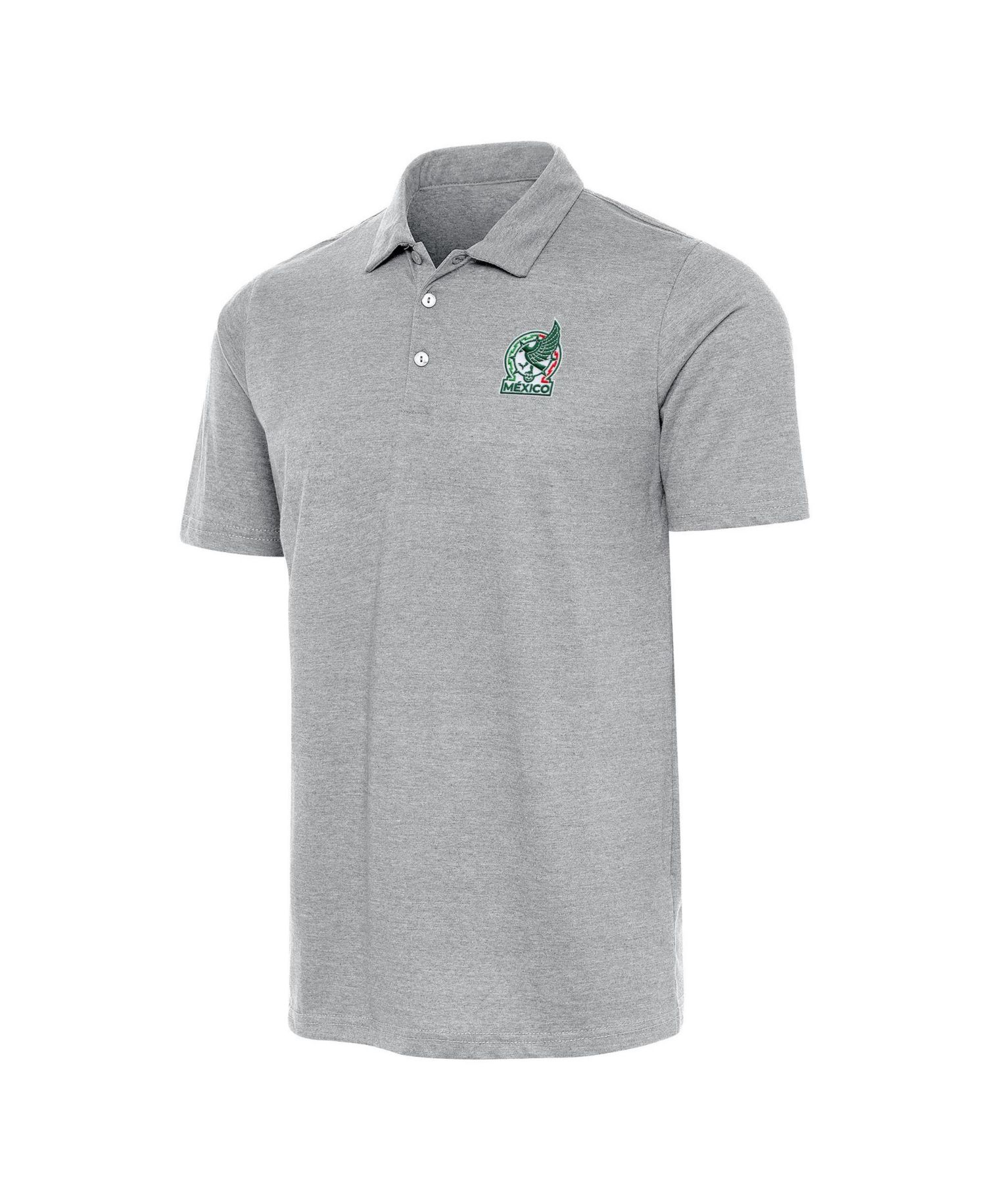 Men's Gray Mexico National Team Peak Polo Shirt