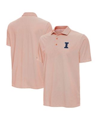 Men's Orange Illinois Fighting Illini Pave Polo Shirt