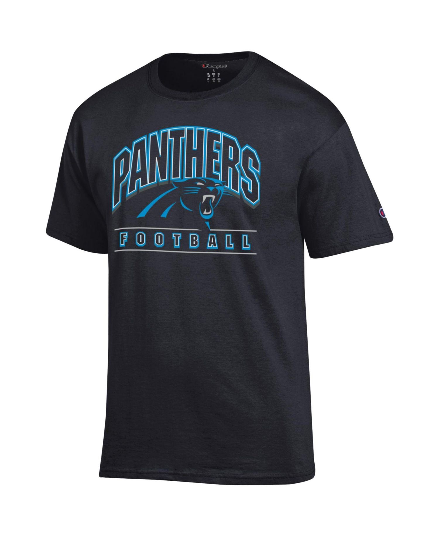 Men's Black Carolina Panthers Football T-Shirt