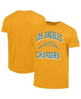Men's Heather Gold Los Angeles Chargers Ultimate Tri-Blend T-Shirt