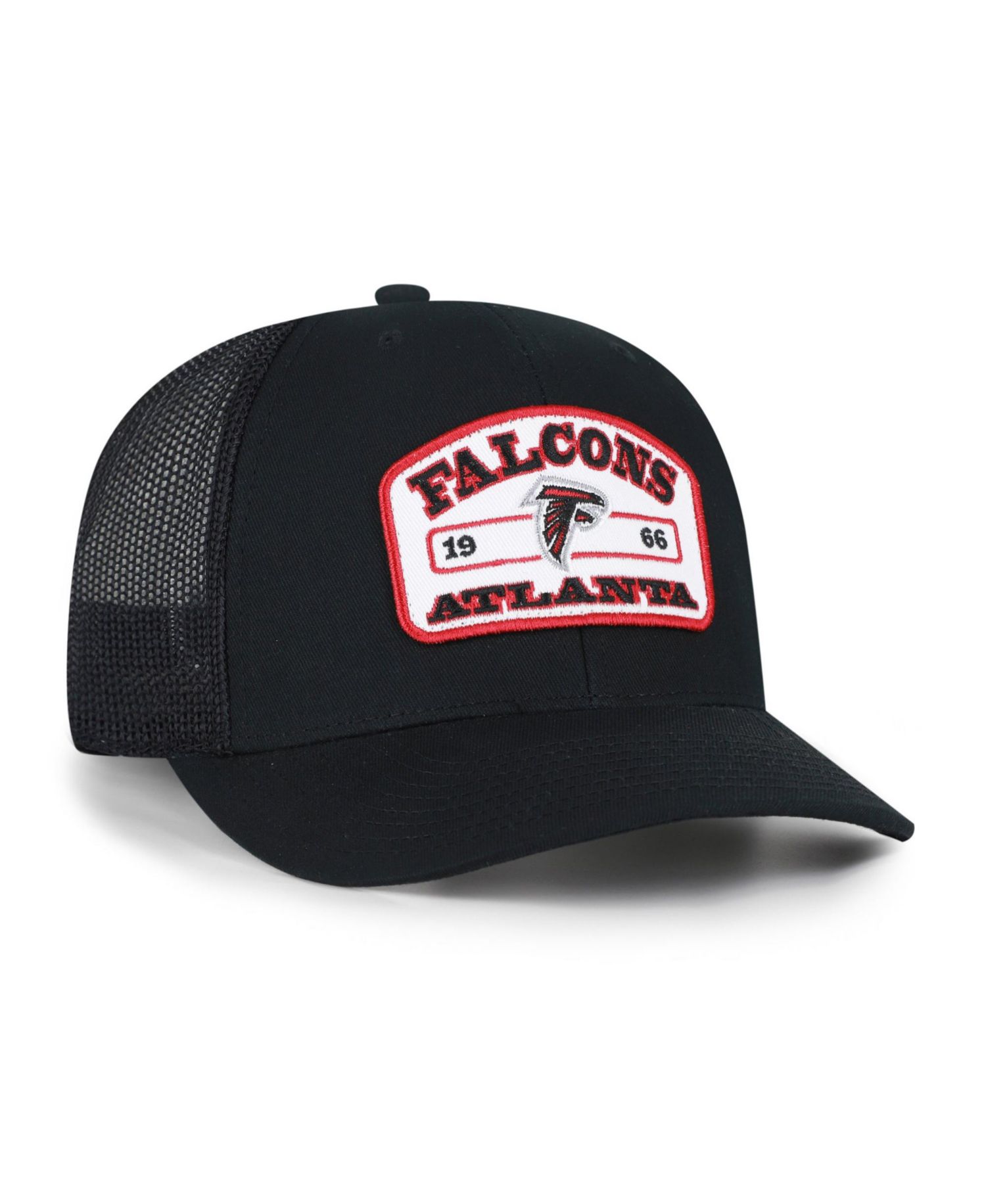 Men's Black Atlanta Falcons Roadway Adjustable Trucker Hat