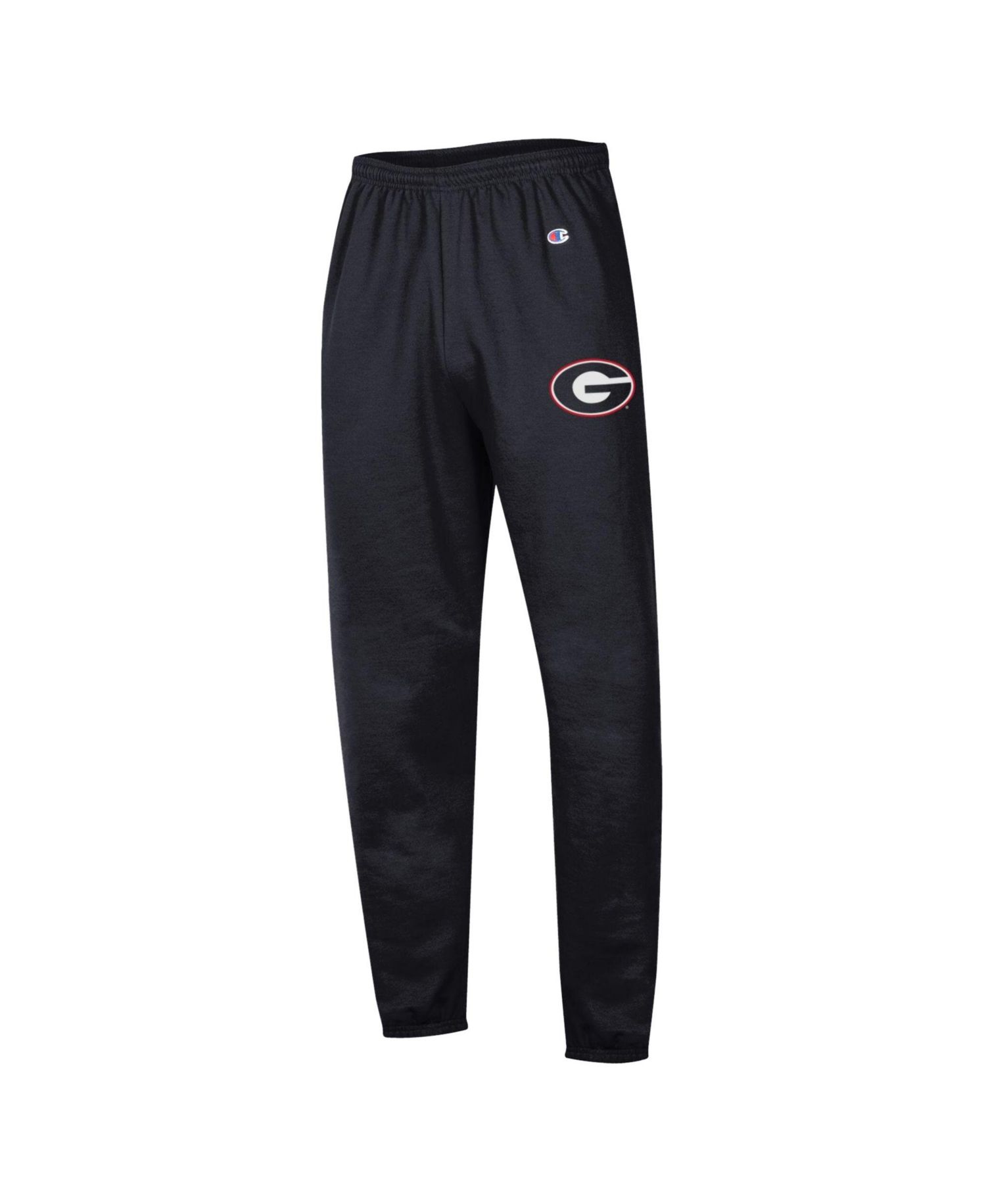 Men's Black Georgia Bulldogs Powerblend Banded Fleece Sweatpants