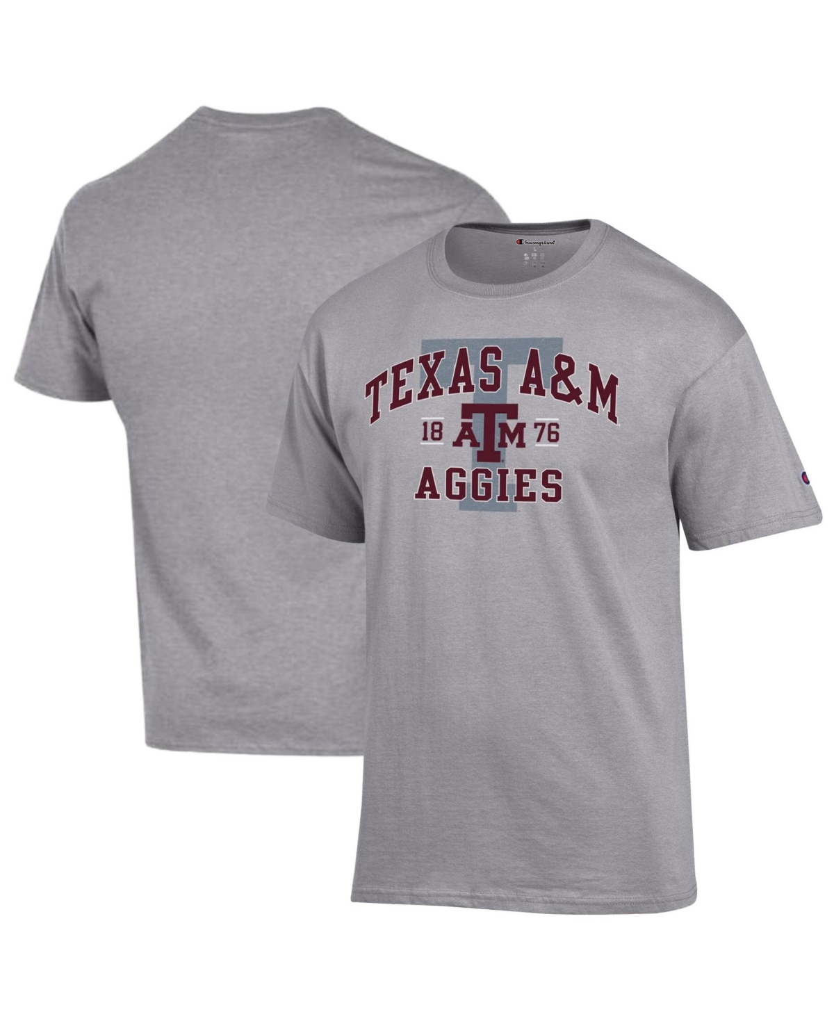 Champion Men's Heather Gray Texas A&M Aggies Varsity T-Shirt