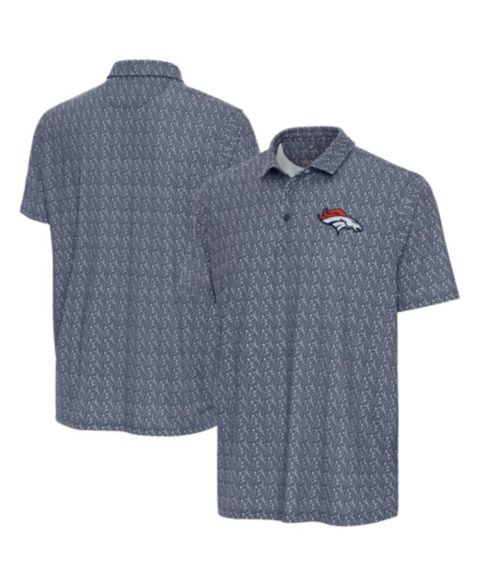 Мужское поло Antigua Navy Denver Broncos Botanic Polo Shirt
