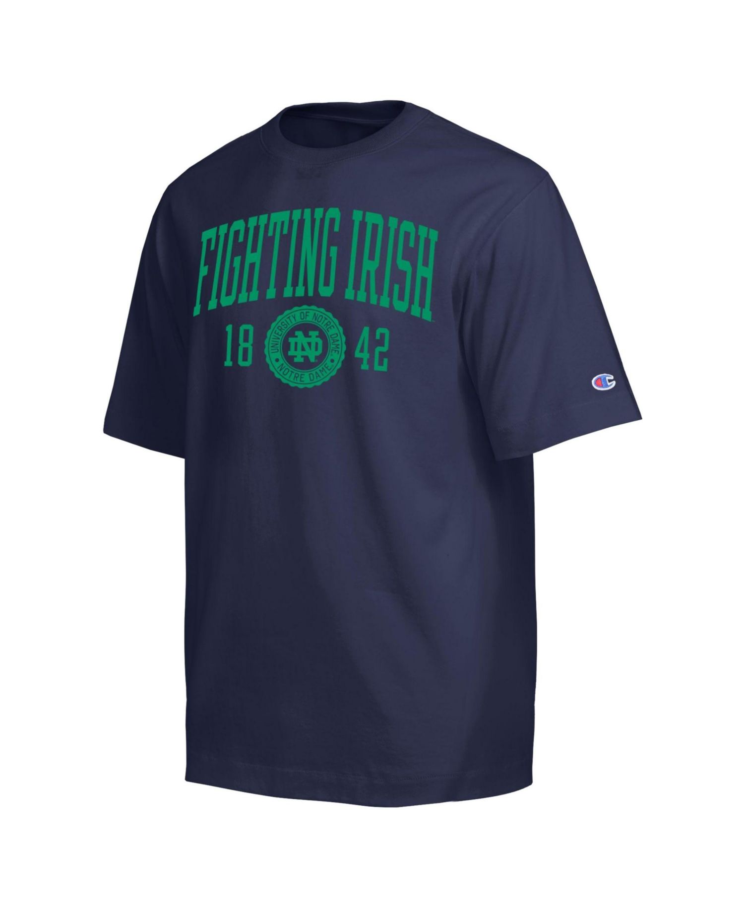 Men's Navy Notre Dame Fighting Irish Established Tradition Heavyweight T-Shirt