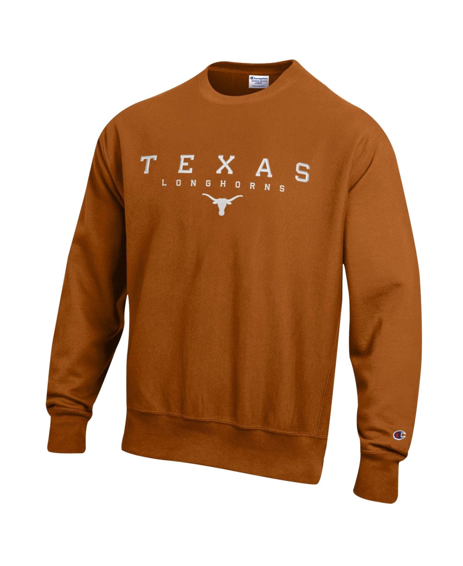 Men's Texas Orange Texas Longhorns Relentless Reverse Weave Sweatshirt