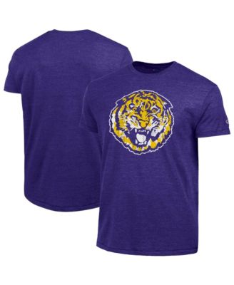 Men's Purple LSU Tigers Vintage Triumph Tri-Blend T-Shirt