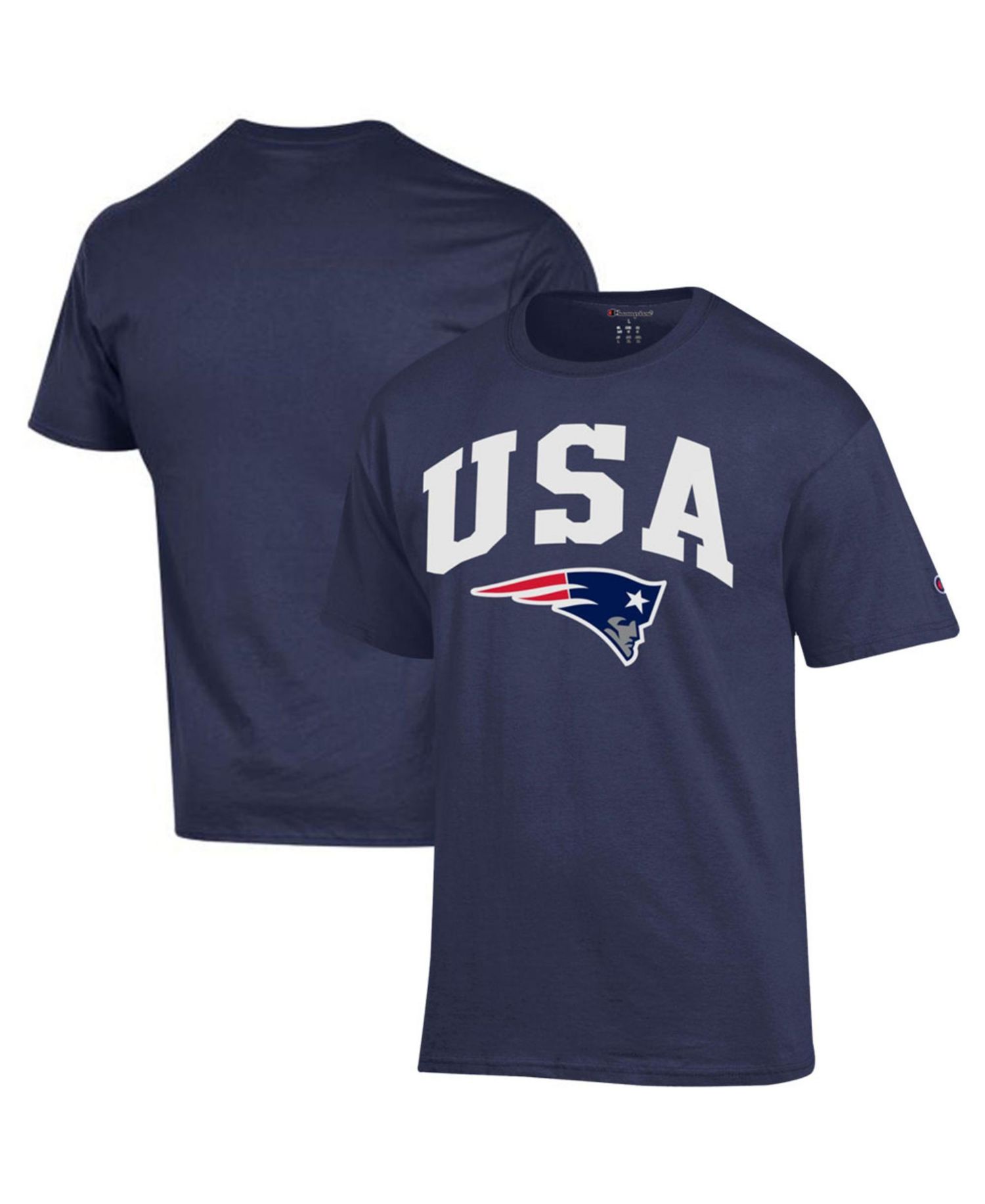 Men's Navy New England Patriots Americana T-Shirt