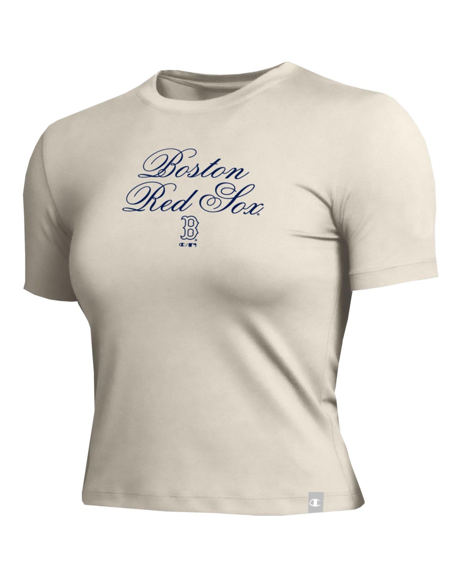 Women's Boston Red Sox Fitted Cropped T-Shirt