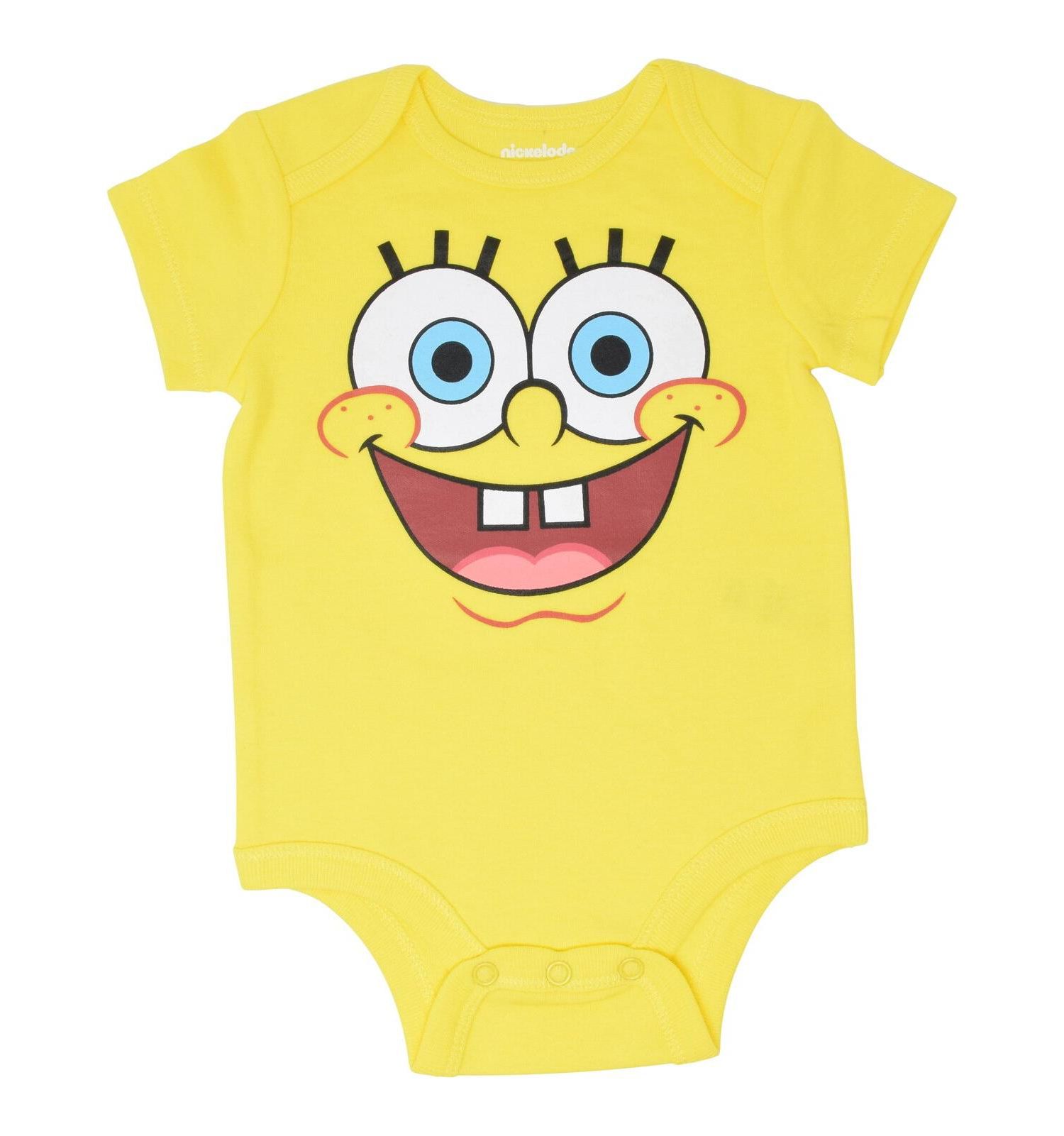 Patrick Squidward Boys 3 Pack Bodysuits Infant