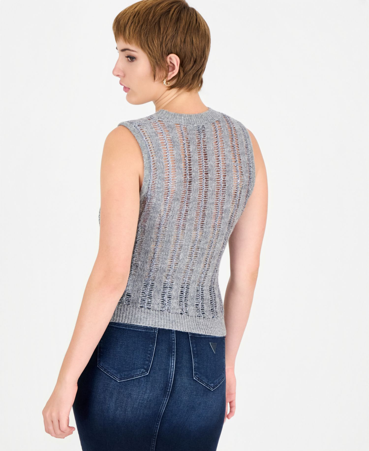 Women's Cecilia Sleeveless Sequin Sweater