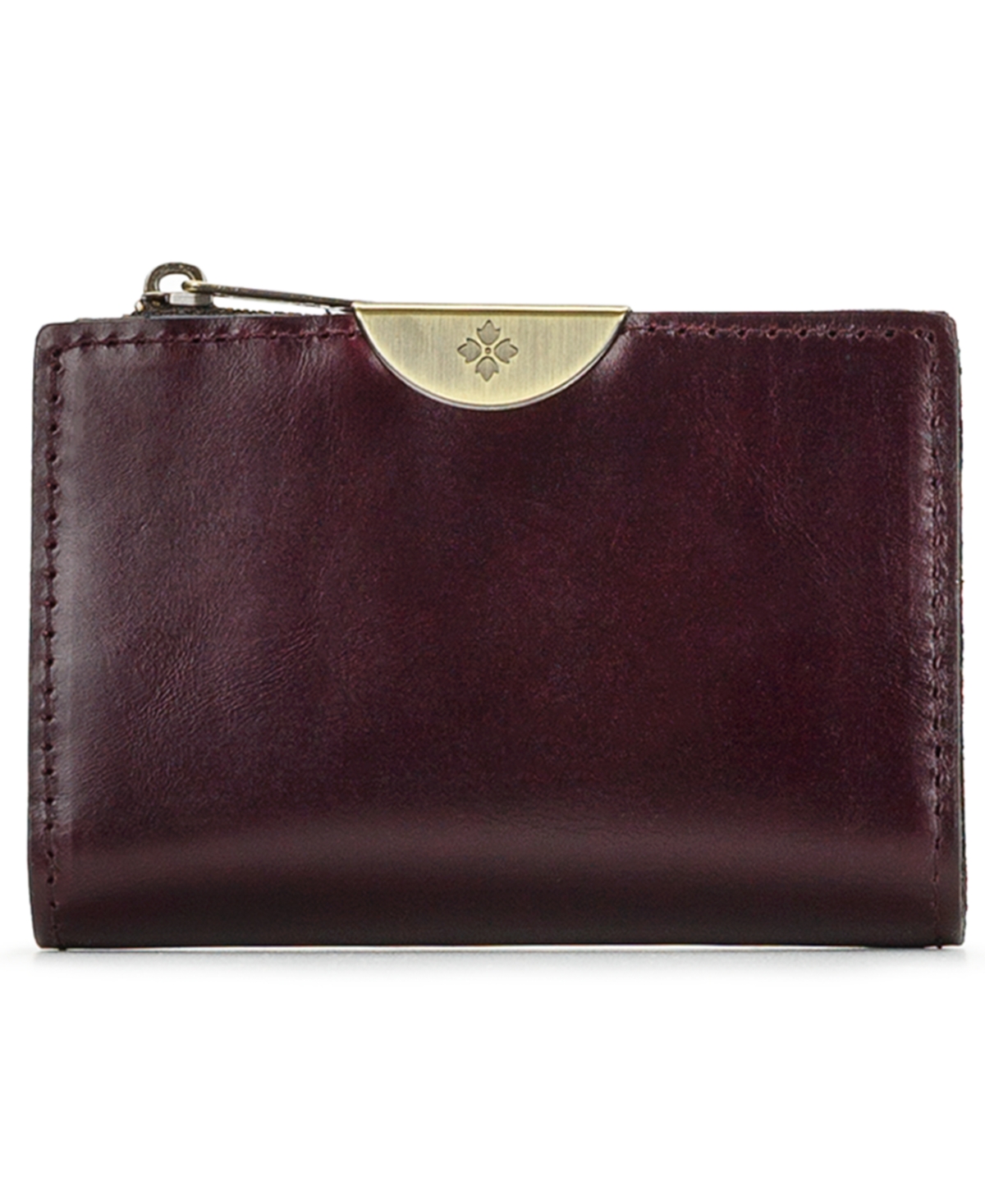Patricia Nash Busalla Leather Bifold Zipper Wallet