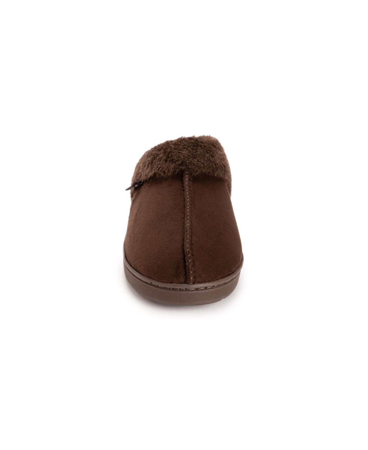 Женские сабо MUK LUKS Faux Suede Clog Slippers, цвет: Коричневый — фото 4
