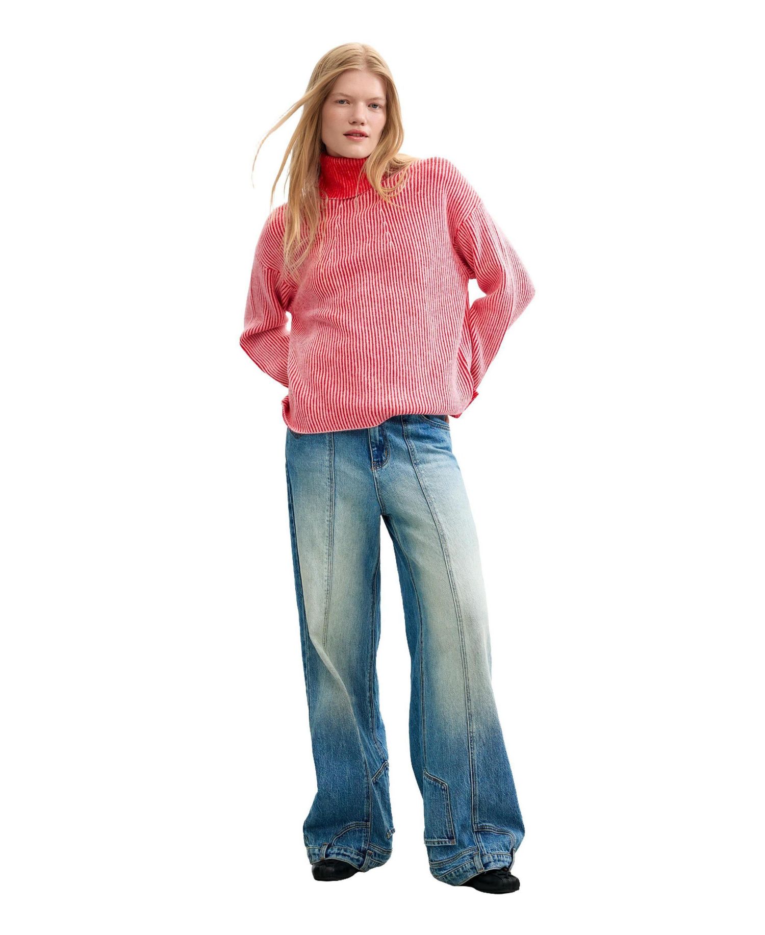 Women's Chunky-Knit Turtleneck Sweater