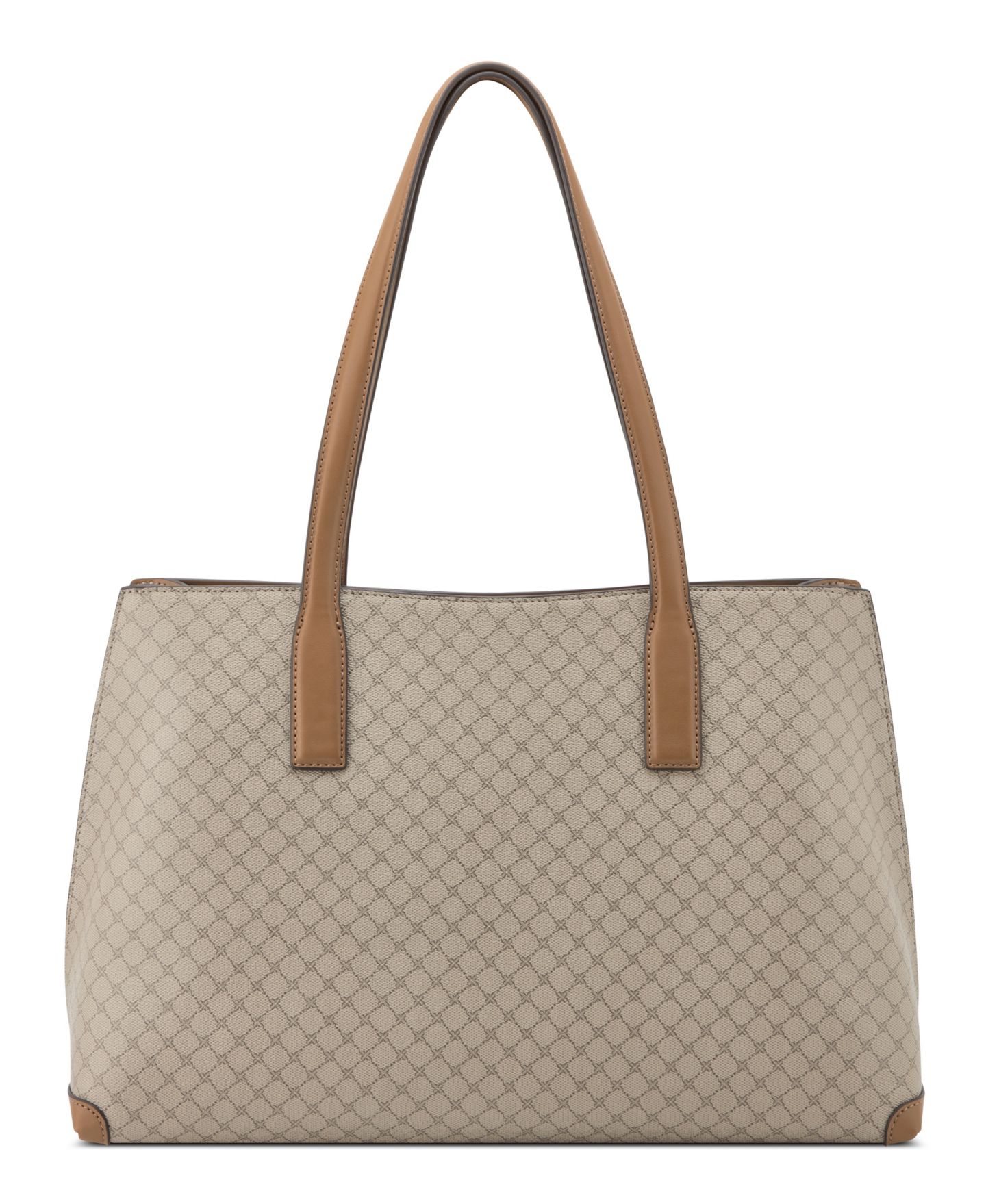 Женская сумка Nine West Tayci Laptop Large Tote Handbag, цвет: Бежевый / Карамельный — фото 5
