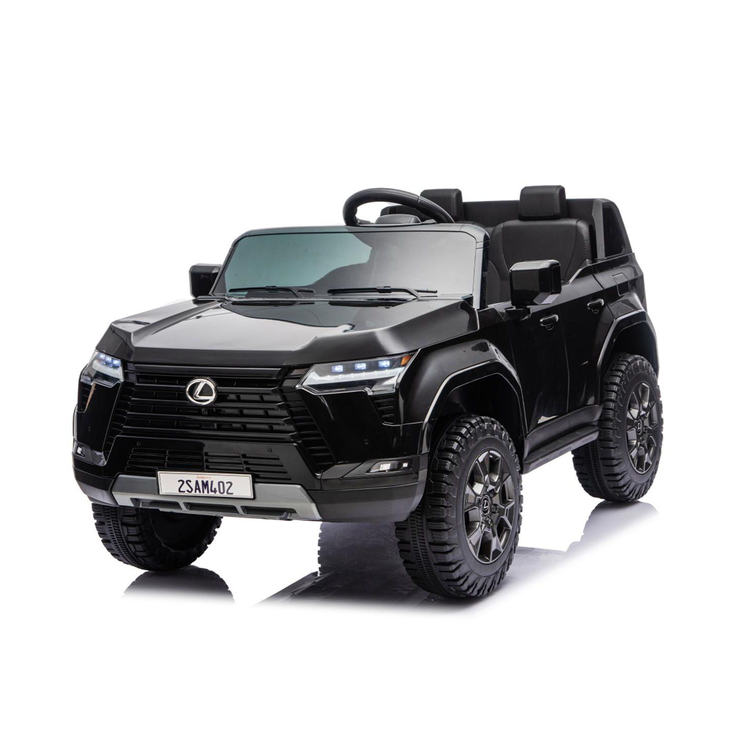 Детская игрушка YOBTOP 24V 2-Seater 2.4G Remote-Control Ride On Car, 110 lbs Capacity, Ages 3-6, цвет: Чёрный — фото 1