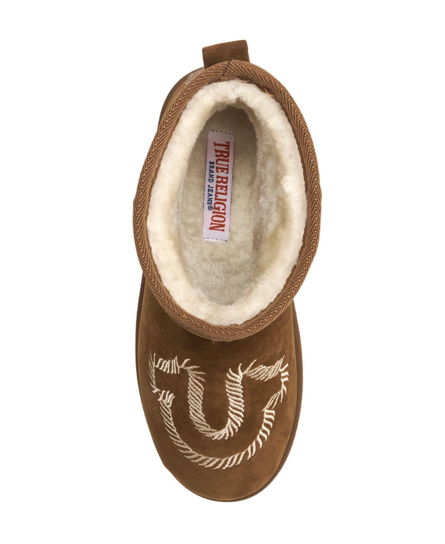 Женские ботинки True Religion Dua Faux Suede Horseshoe Logo Boot, цвет: Рыжевато-коричневый — фото 5
