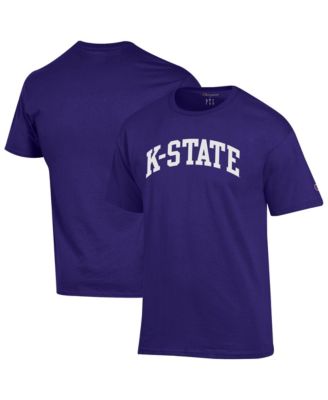 Men's Purple Kansas State Wildcats Basic Arch T-Shirt