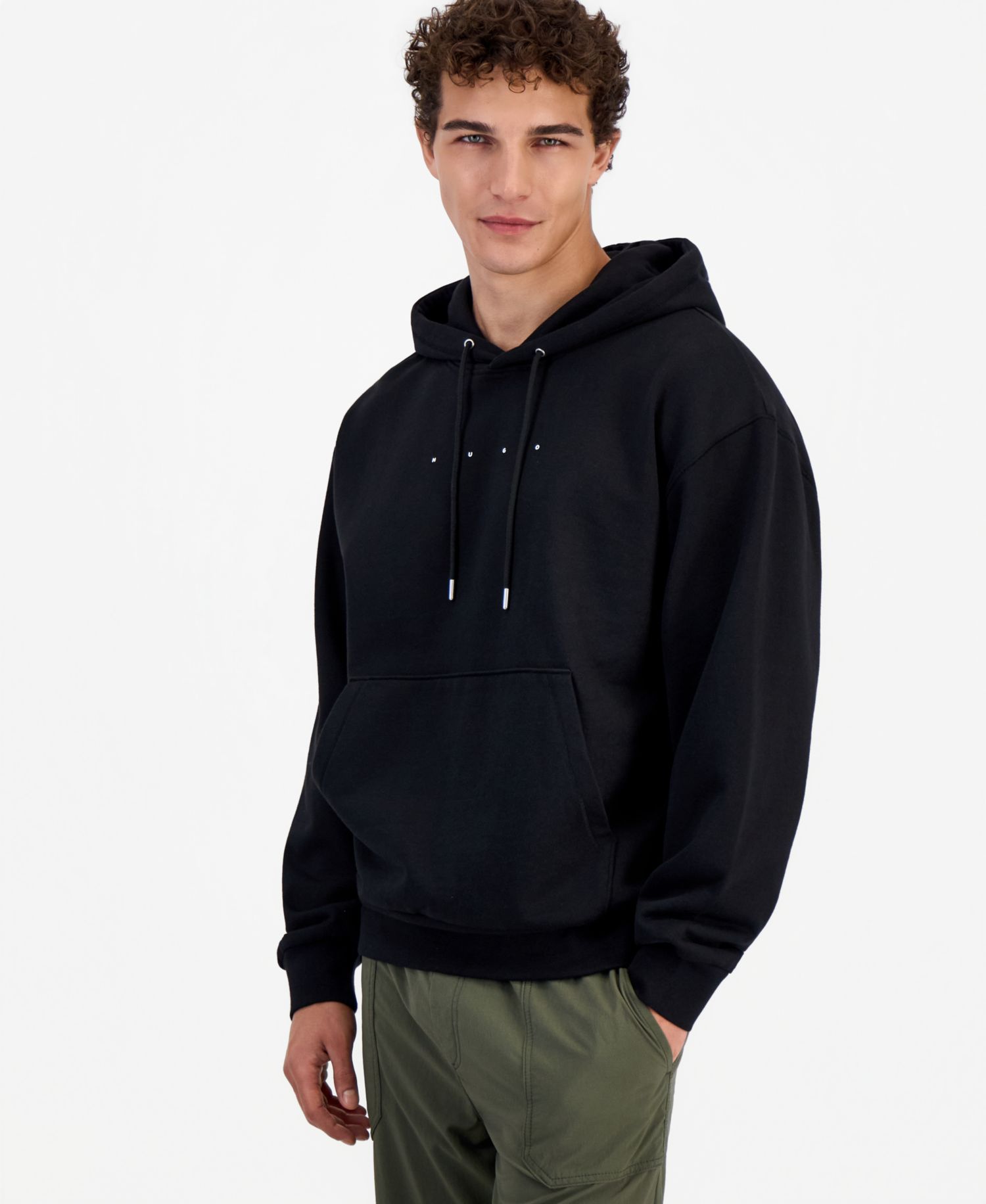 Men's Graphic Kangaroo-Pocket Hoodie
