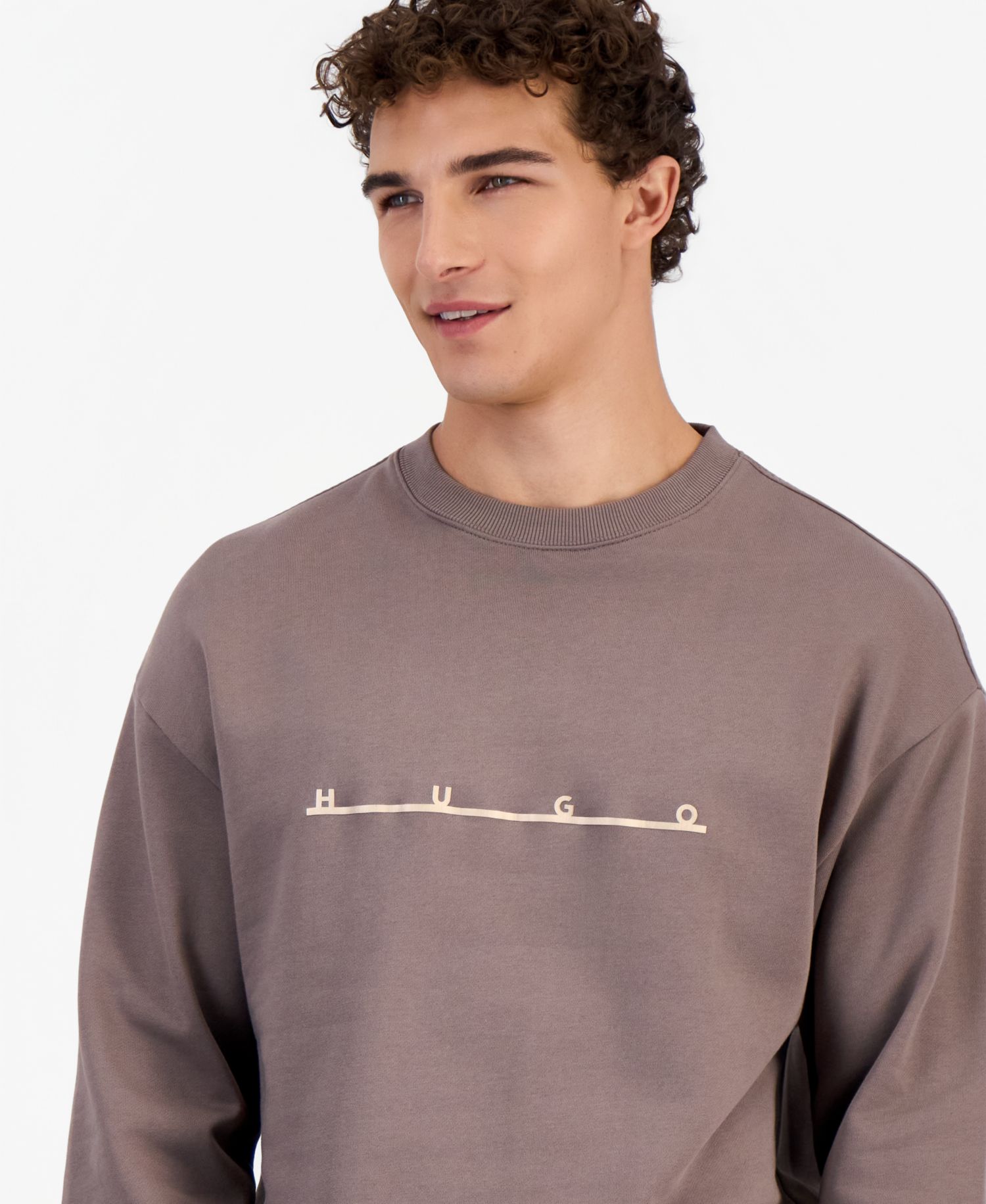 Men's Datrisweat Relaxed-Fit Graphic Crewneck Sweatshirt