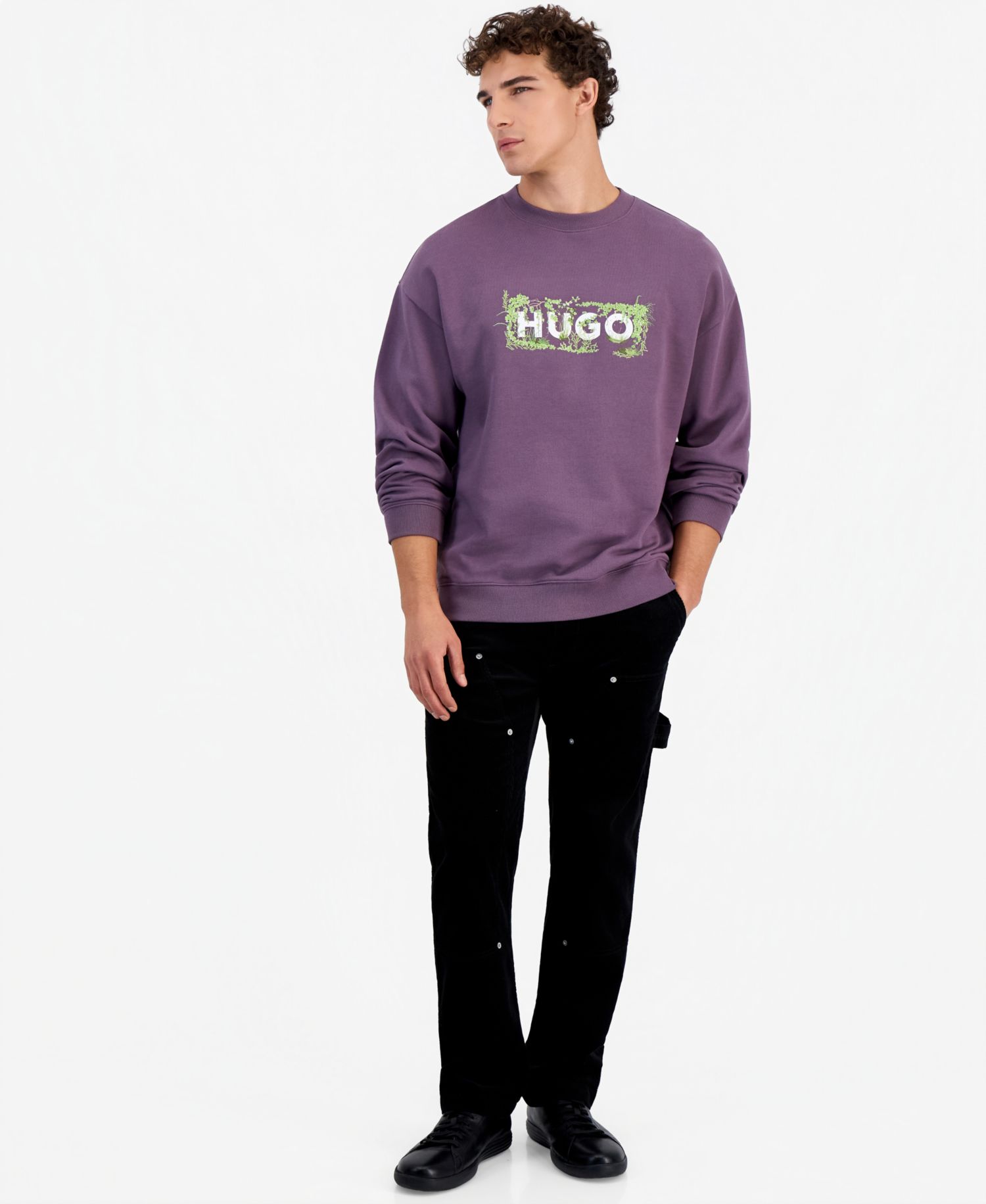 Men's Niviocrew Regular-Fit French Terry Crewneck Sweatshirt