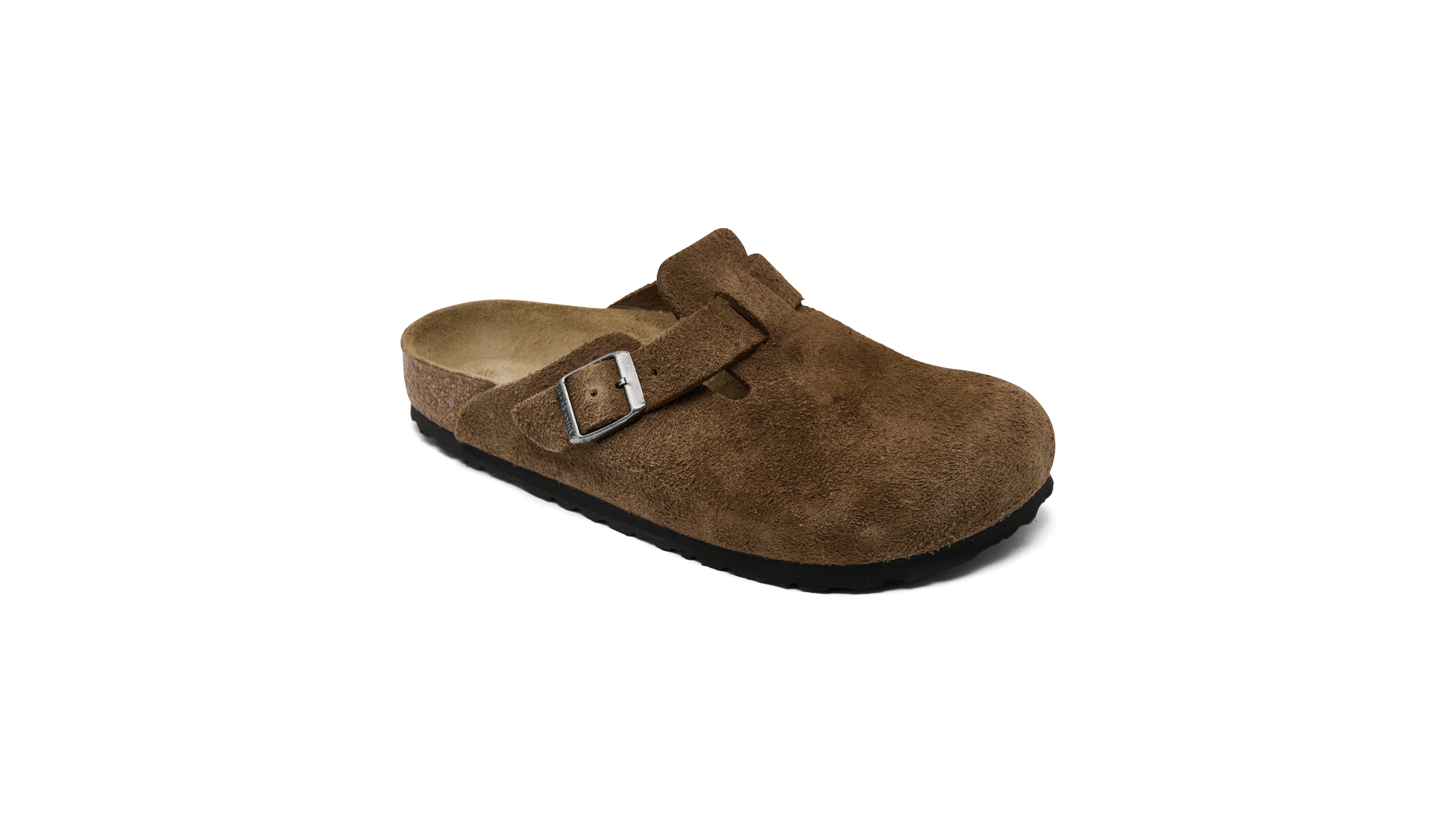 Birkenstock Women's Boston Suede Leather Casual Clogs from Finish Line