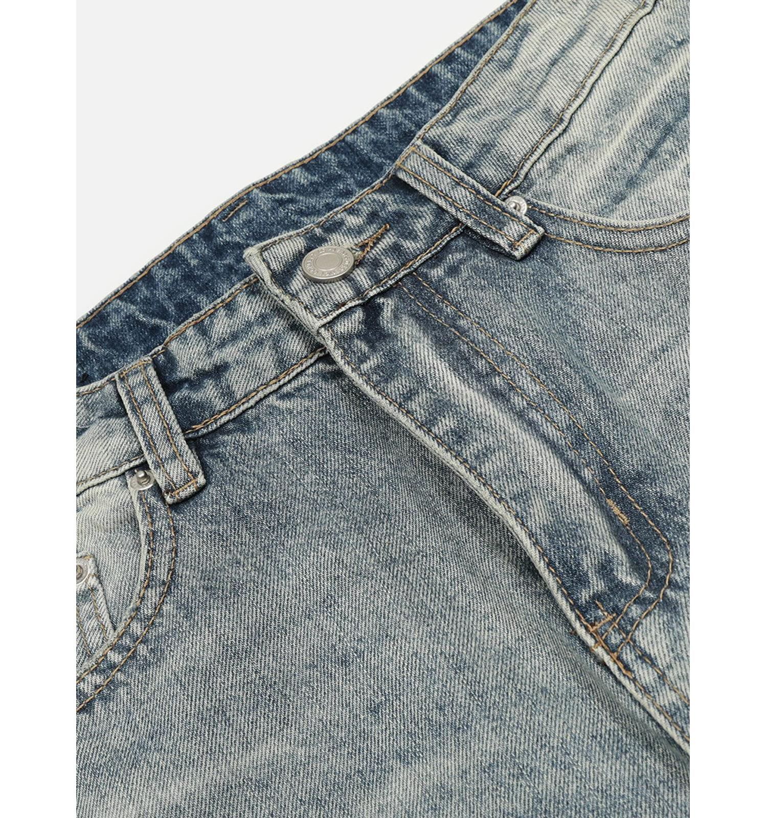 Women's Baggy Barrel High-Rise Wide-Leg Washed Jeans