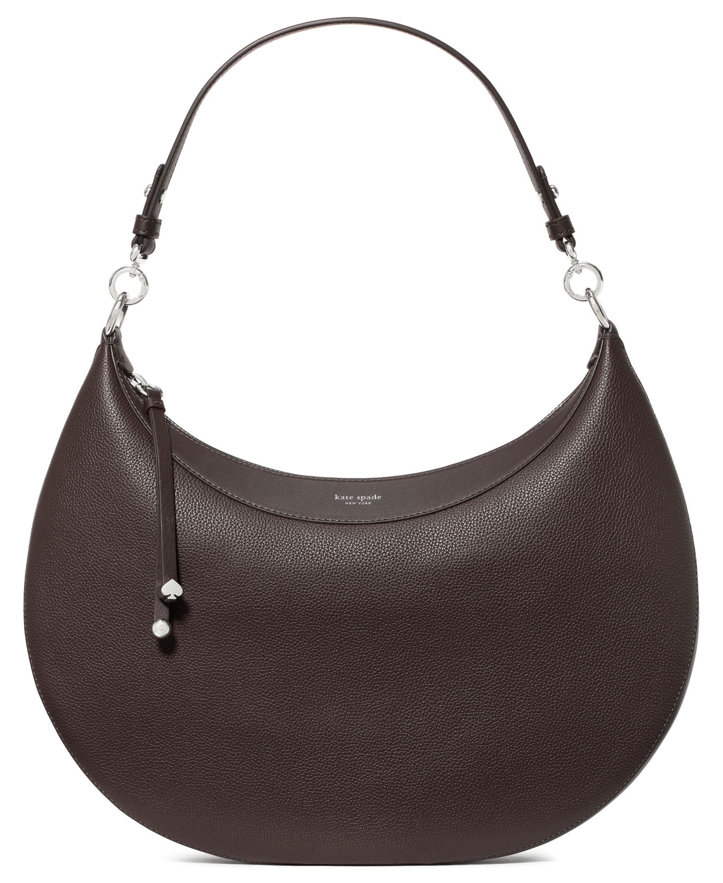 Женская сумка kate spade new york Liv Large Pebbled Leather Hobo, цвет: Hot Fudge — фото 1