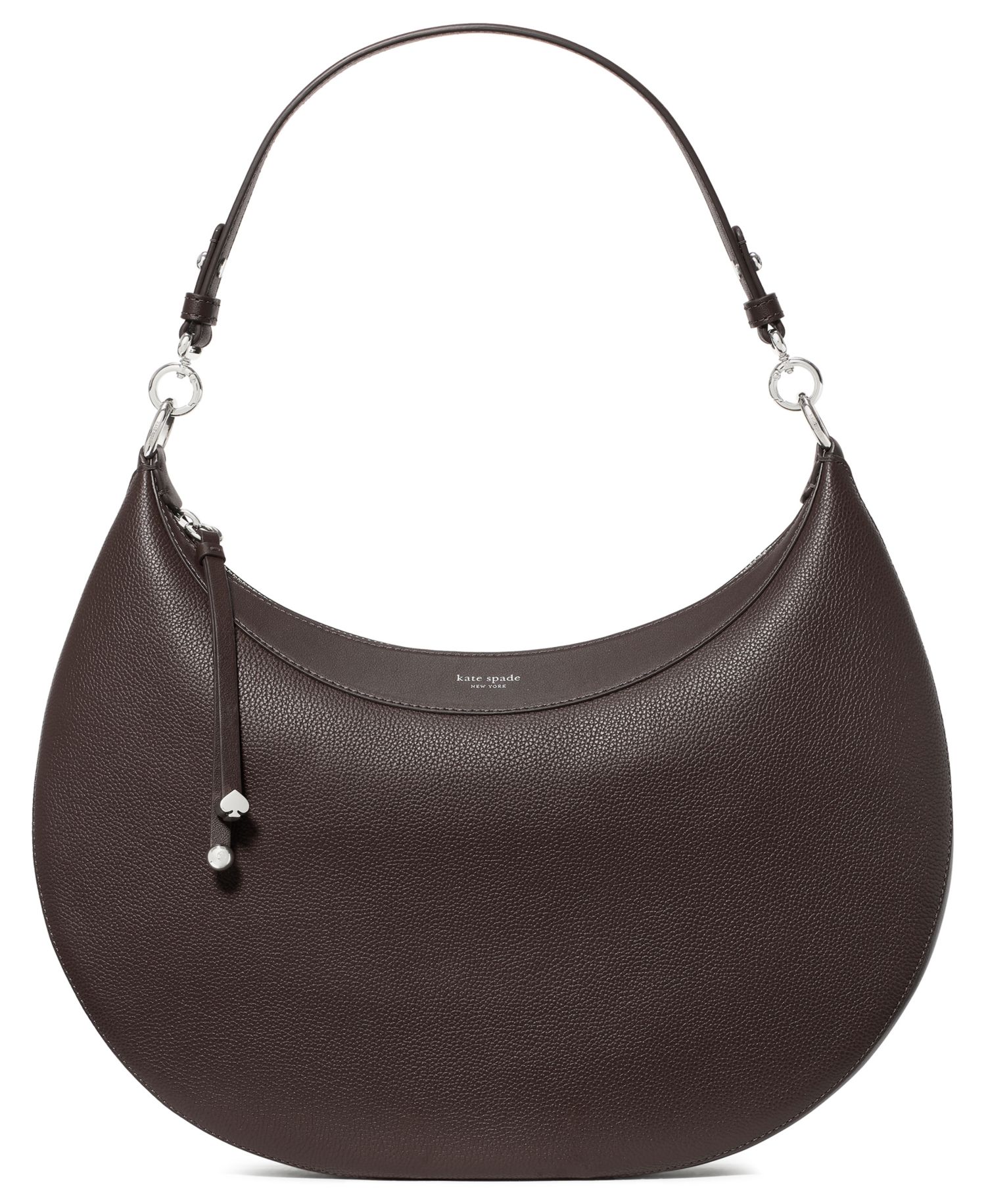 Liv Large Pebbled Leather Hobo Bag