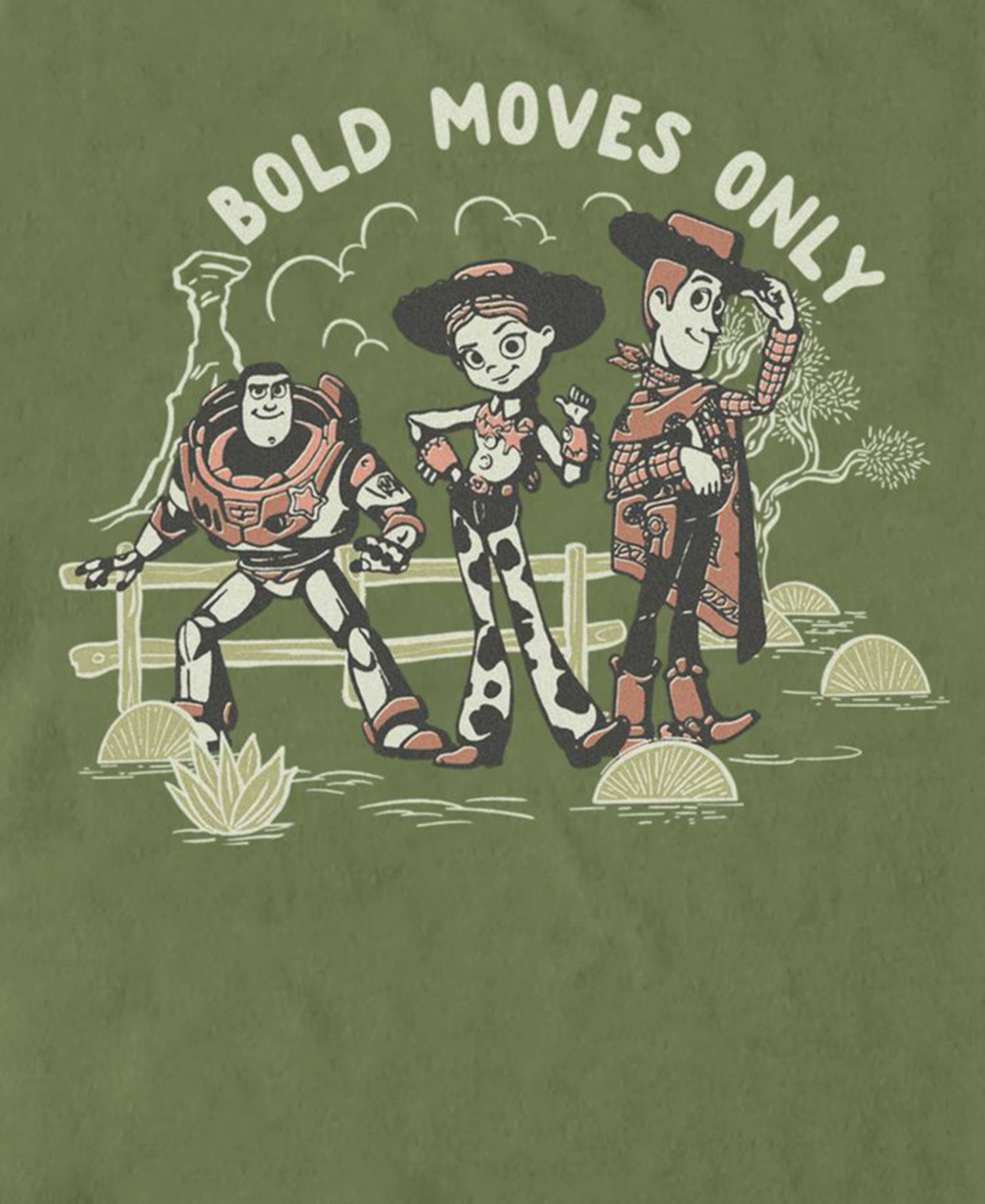 Men's Toy Story Bold Moves Only Character Graphic T-Shirt