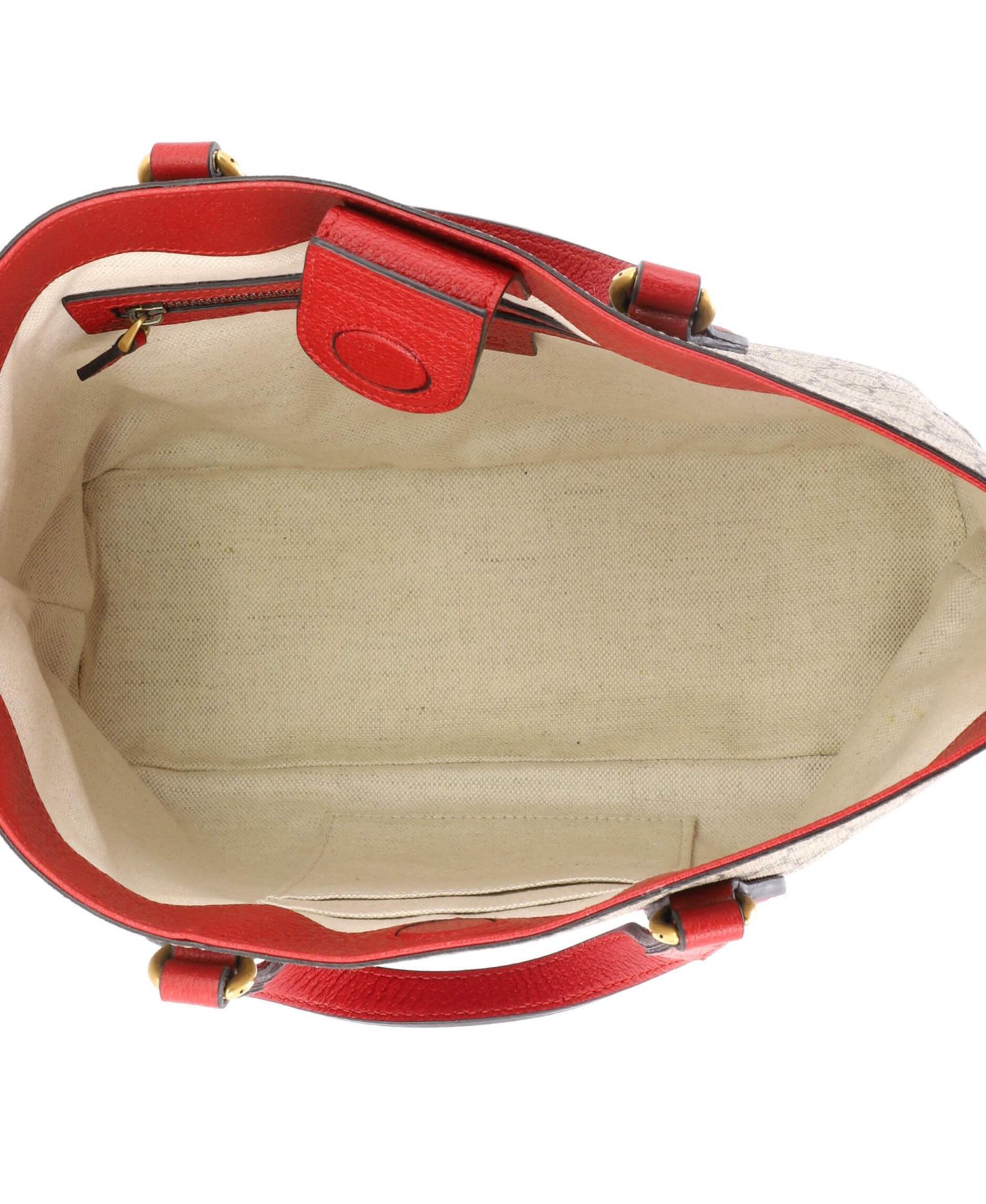 Small Convertible Soft Tote GG Coated Canvas with Applique
