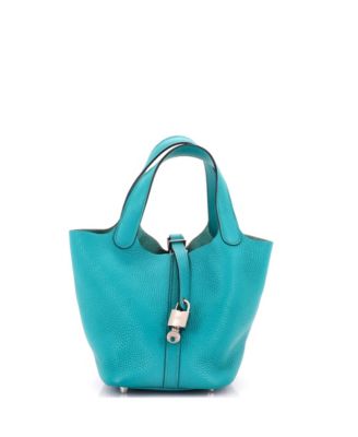 Pre-Owned Hermes PM Picotin Lock Bag Clemence