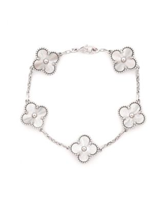 Pre-Owned Van Cleef and Arpels Vintage Alhambra 5 Motifs Bracelet