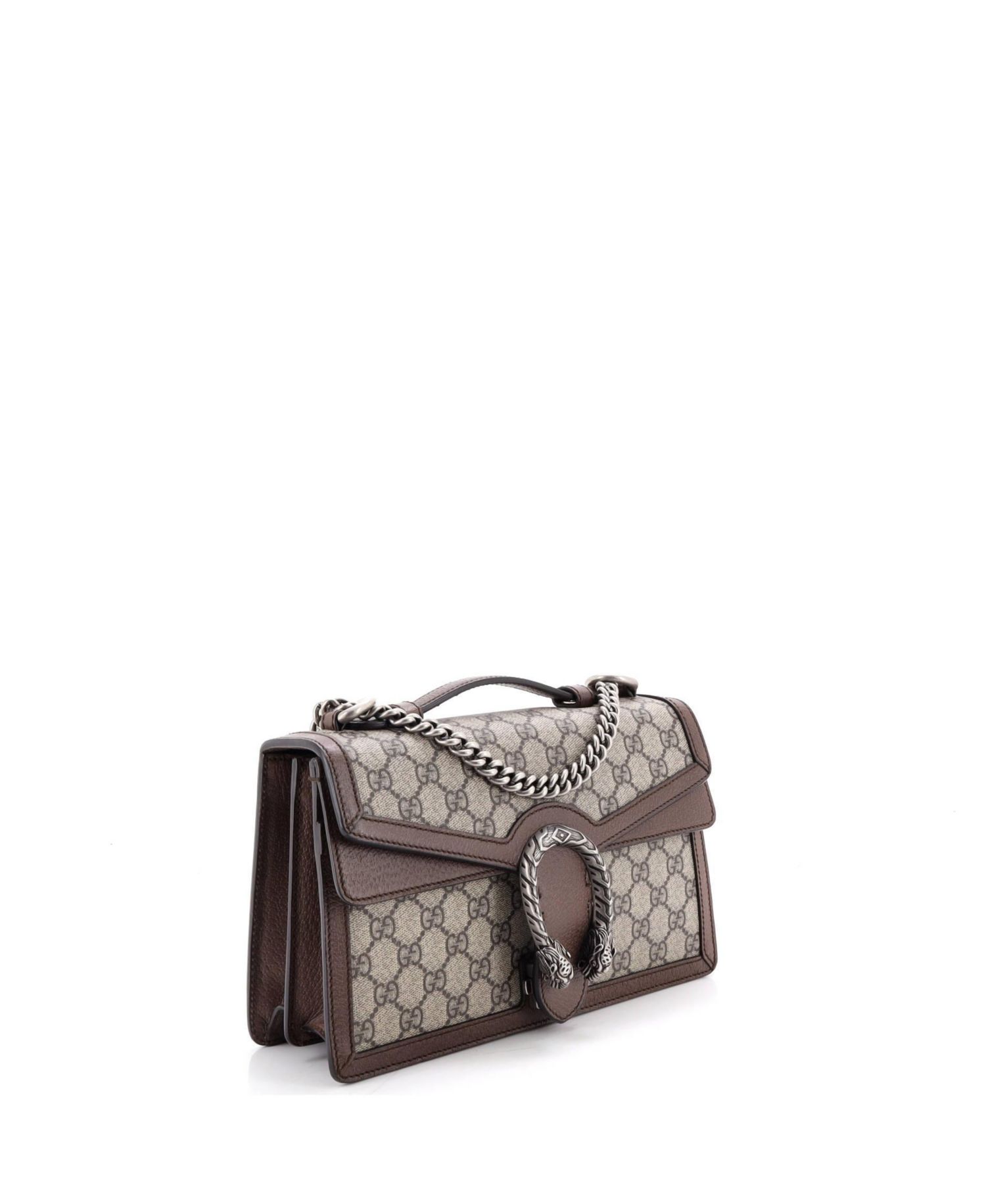 Small Dionysus Top Handle Chain Bag GG Coated Canvas