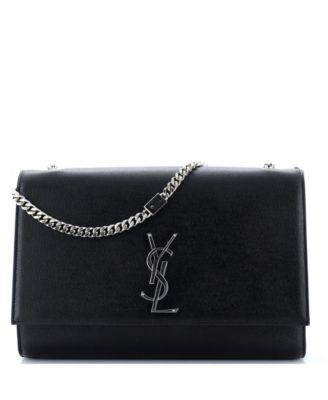 Large Classic Monogram Crossbody Bag Grainy Leather